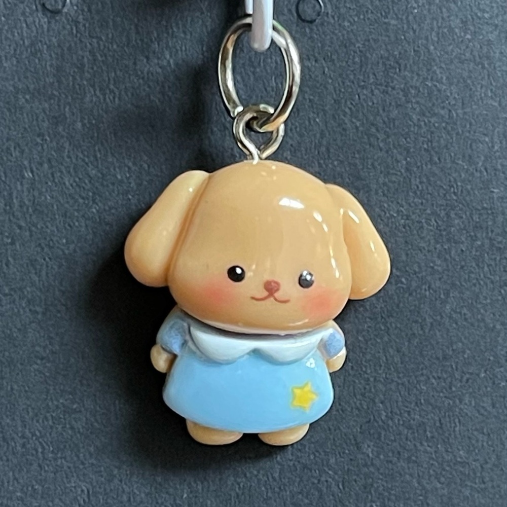 Cute Dog Keychain Charm